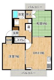 エーデルハウスAの間取り画像