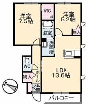 メゾンRYOSENII D棟の間取り画像