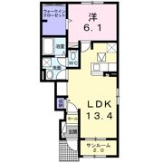 アオラニBの間取り画像