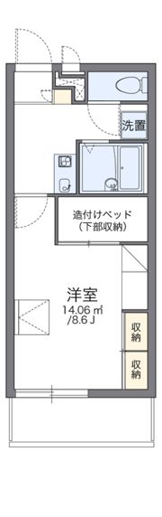 レオパレス朝日の間取り画像