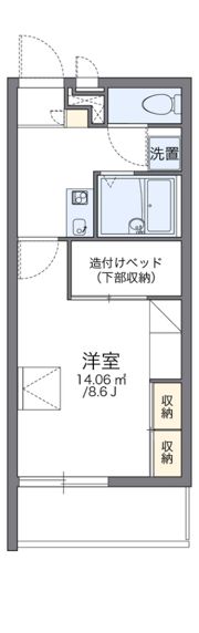 レオパレス朝日の間取り画像