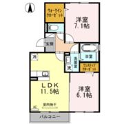 アヴァンツアーレ B棟の間取り画像