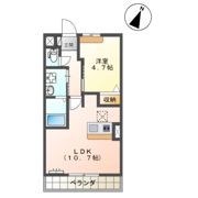 メゾン・プラヴィMの間取り画像
