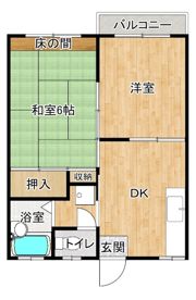 サンスカイハイツの間取り画像