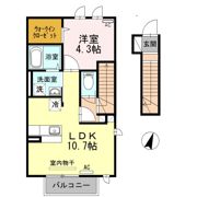 エレガンス中ノ島 A棟の間取り画像