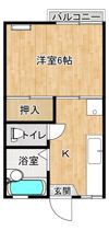 パークハイツ博多の間取り画像