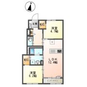 （仮）ユニヴァリィII大塚 A棟の間取り画像