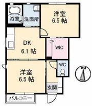 ブランドール T A棟の間取り画像