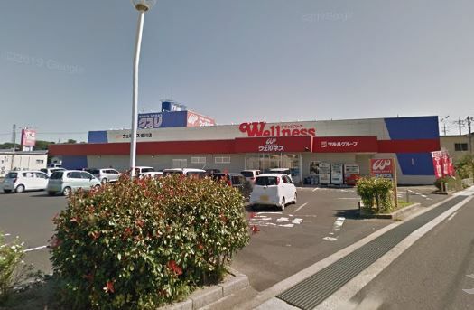 近くのドラッグストアウェルネス 斐川店まで1,541m(徒歩20分)