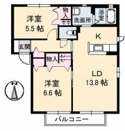 SQUARE35 D棟の間取り画像