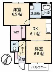 コン・アモーレ夢咲の間取り画像