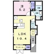 アジュール シュッサイIの間取り画像