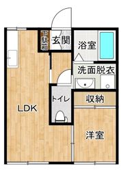 フォーブル博多の間取り画像