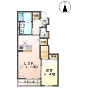 プラミオン カーザの間取り画像