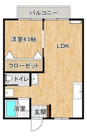 サンハイツ博多の間取り画像