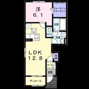 アージュ ベル Bの間取り画像