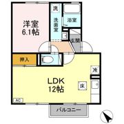 クレールコート A棟の間取り画像