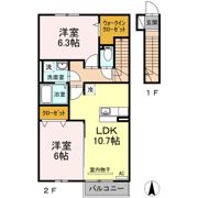 ルミエール Aの間取り画像