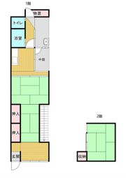 木次F借家の間取り画像