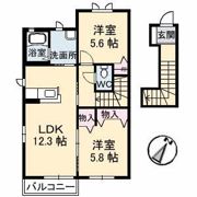 メゾンワイツ A棟の間取り画像