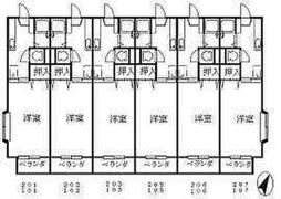 カーサ天神の間取り画像