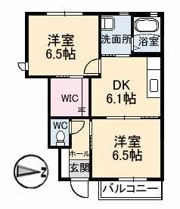 パステルひかわ A棟の間取り画像