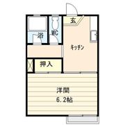 コーポシャロームの間取り画像