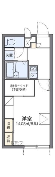 レオパレスSEEDの間取り画像