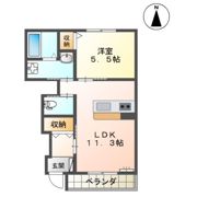 ディア ベルジュの間取り画像