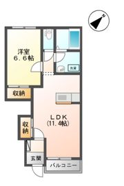 メルシーハイツの間取り画像