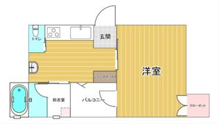 コミンニョロの家 奥の間取り画像