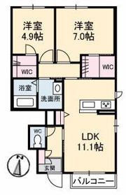 シャーメゾンNoaの間取り画像
