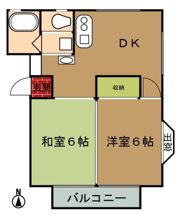 コーポいいぐにの間取り画像
