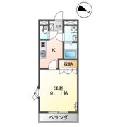 ブラウンハイツ塩冶 B棟の間取り画像
