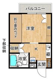 C＆Cコーポラスの間取り画像
