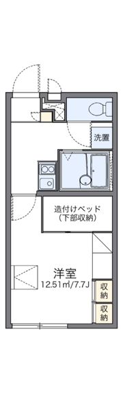 レオパレスドミールの間取り画像