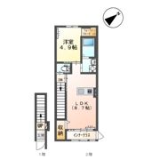 コントレールBの間取り画像