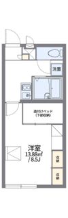 レオパレス天神の間取り画像