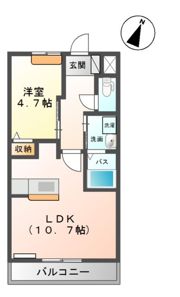 ラルーチェの間取り画像