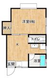 清水ハイツAの間取り画像