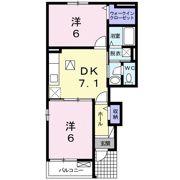 グラース Bの間取り画像