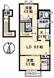 ヴァンベールMの間取り画像