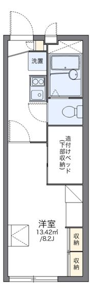 レオパレスボヌールの間取り画像