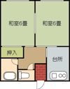 増原アパートの間取り画像