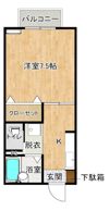 キャッスル博多の間取り画像