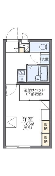 レオパレスエスペランサの間取り画像