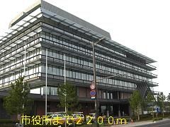 近くの市役所まで2,200m(徒歩28分)