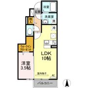 クロスローズイズモの間取り画像