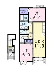 カイラスT＆S Dの間取り画像
