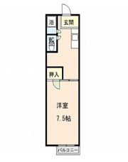 コーポハイプレースの間取り画像